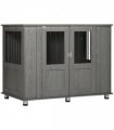 Dog Crate Kennel Cage for Extra Large Dog, Indoor End Table, Grey