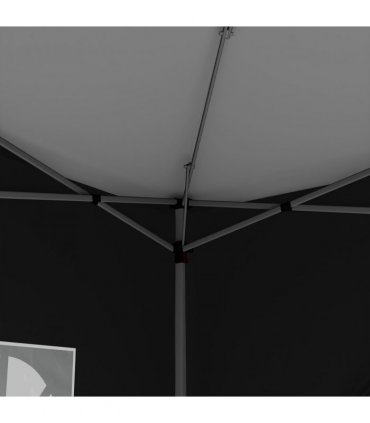 3mx3m Pop Up Gazebo Party Tent Canopy Marquee with Storage Bag Black