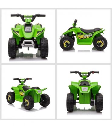 6V Kids Electric Ride on Car with Big Wheels 18-36 Months Toddlers Green
