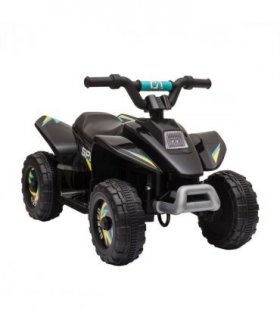 6V Kids Electric Ride on Car with Big Wheels 18-36 Months Toddlers Black