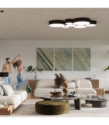 Pendant lamp PVC Arena minimalistic Design E27