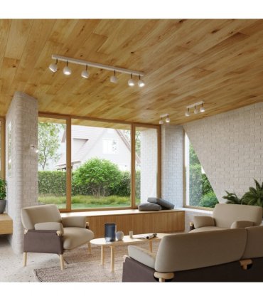 Ceiling lamp steel Oculare modern Design GU10