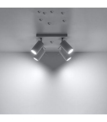 Ceiling lamp steel Ring modern Design GU10