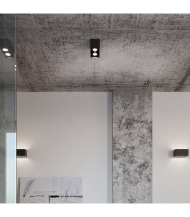 Wall lamp aluminum Quad modern Design G9