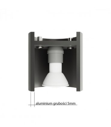 Ceiling lamp aluminum Orbis modern Design GU10