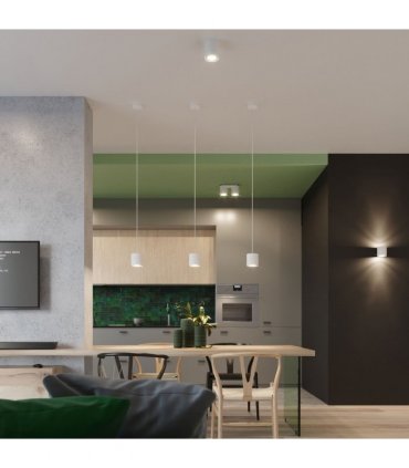 Ceiling lamp aluminum Orbis modern Design GU10