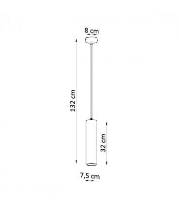 Pendant lamp ceramics Nancy modern Design GU10