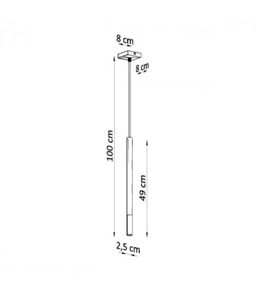 Pendant lamp steel Mozaica modern Design G9