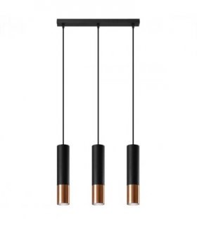 Pendant lamp steel Loopez modern Design GU10