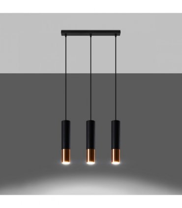 Pendant lamp steel Loopez modern Design GU10