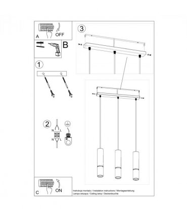 Pendant lamp steel Loopez modern Design GU10