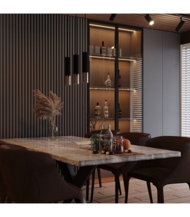 Wall lamp steel Loopez modern Design GU10