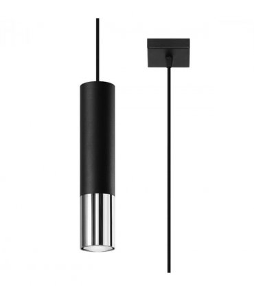 Pendant lamp steel Loopez modern Design GU10