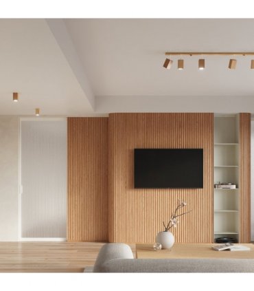 Ceiling lamp wood Keke Scandinavian Design GU10