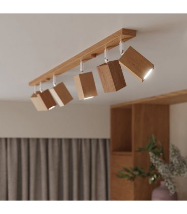 Ceiling lamp wood Keke Scandinavian Design GU10