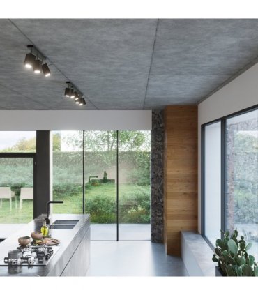 Ceiling lamp steel Merida modern Design GU10