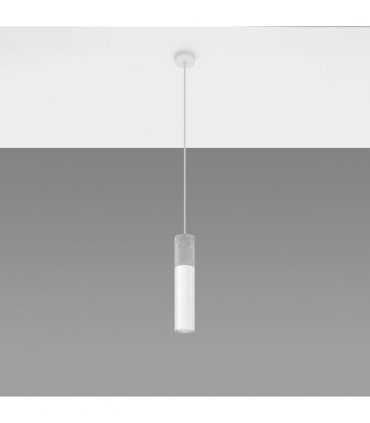 Pendant lamp Steel, concrete Borgio modern Design GU10