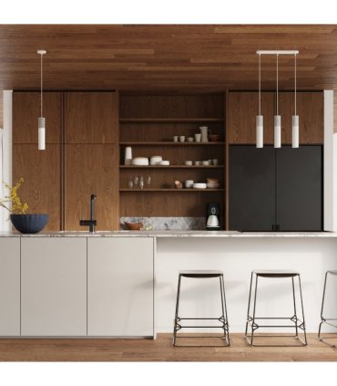 Pendant lamp Steel, concrete Borgio modern Design GU10