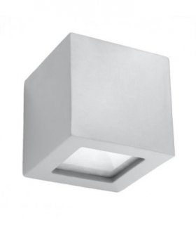 Wall lamp ceramics, glass Leo modern Design E27