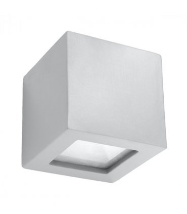 Wall lamp ceramics, glass Leo modern Design E27