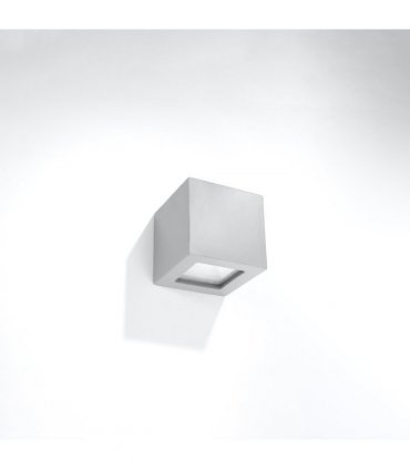 Wall lamp ceramics, glass Leo modern Design E27
