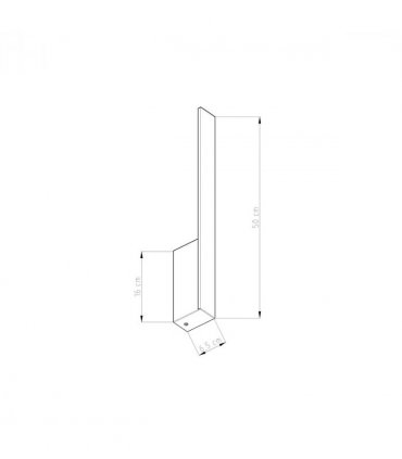 Wall lamp aluminum Lahti modern Design LED