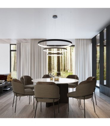 Chandelier aluminum Rio modern Design LED