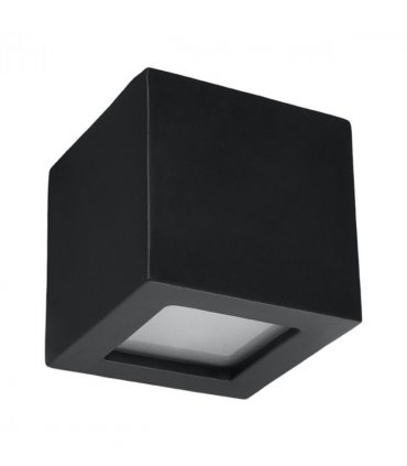 Wall lamp ceramics, glass Leo modern Design E27