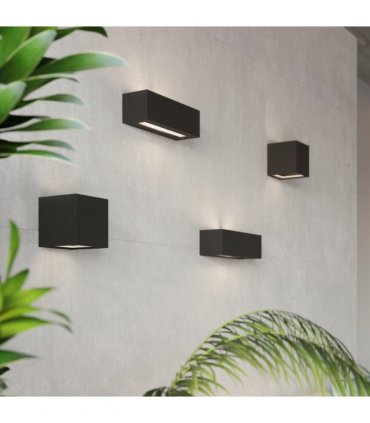 Wall lamp ceramics, glass Leo modern Design E27