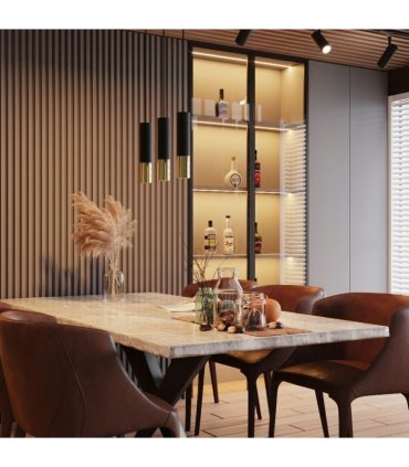 Pendant lamp steel Loopez modern Design GU10