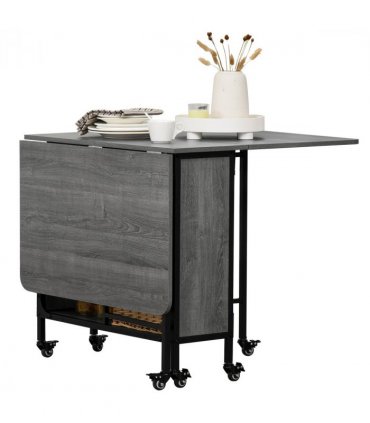 Mobile Drop Leaf Table Folding Kitchen Table Extendable Dining Table
