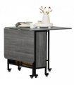 Mobile Drop Leaf Table Folding Kitchen Table Extendable Dining Table
