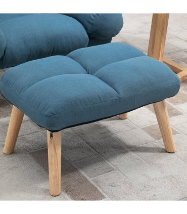 Recliner with Ottoman 3-Position Adjustable Reclining Lounger Sofa Chair