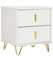 Nightstand with 2 Drawers, Side End Table for Living Room, Bedroom