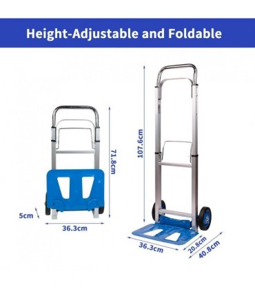 Neo 100kg Capacity Folding Sack Trolley With Extendable Handl