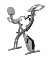 HOMCOM 2-In-1 Upright Exercise Bike 8-Level Adjustable with Pulse Sensor Grey