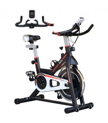 HOMCOM 8kg Flywheel Exercise Racing Bicycle Cardio Adjustable Resistance LCD