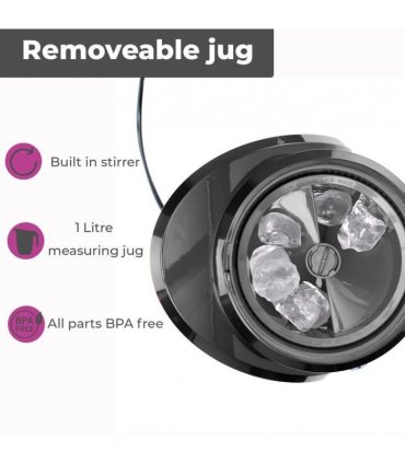 Neo Grey and Copper Ice Crusher Slush Machine