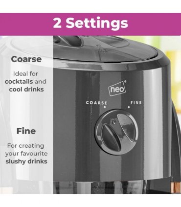 Neo Grey and Copper Ice Crusher Slush Machine