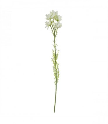 Artificial Flower Arrangement 70cm Dark Pink Delphinium Pink Vase 23cm Glass