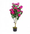 100cm Premium Artificial Azalea Pink Flowers Potted Plant