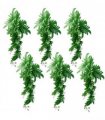 Artificial Trailing Plants Pack of 6 Realistic 50cm Green Bare Stem Display