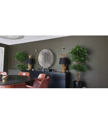 150cm Twisted Trunk Artificial Japanese Fruticosa Style Ficus Tree
