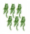 Artificial Hanging Staghorn Fern Green 80cm Pack of 6 Realistic Artificial Fern