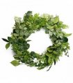 50cm Artificial Wreath Ferns Leaf