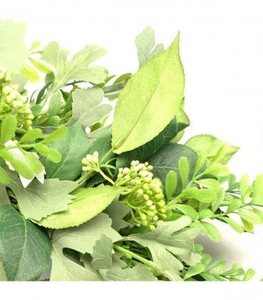 50cm Artificial Wreath Ferns Leaf
