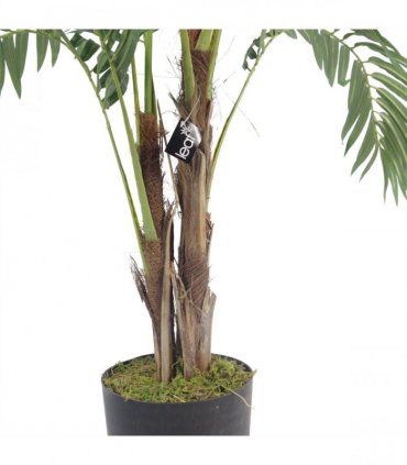 120cm Realistic Artificial palm tree with pot with Copper Metal Planter