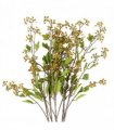 Pack of 6 x 90cm Artificial Yellow Berry Stem