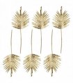 Pack of 6 x 95cm Gold Palm Leaf