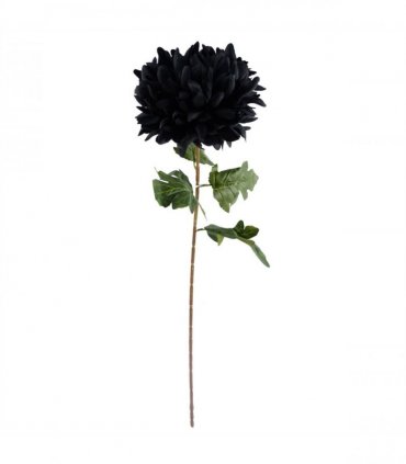 95cm Black Chrysanthemum Bundle Glass Ball Vase